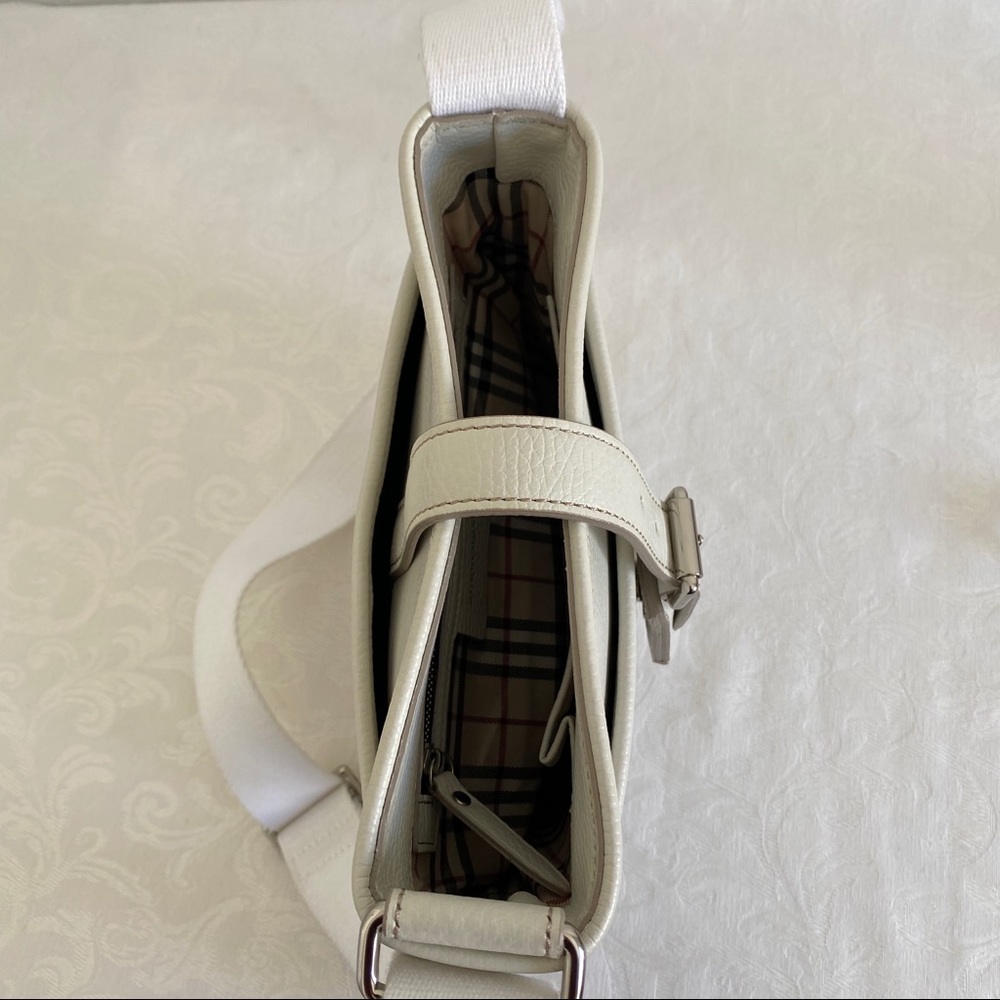 Burberry white leather crossbody bag - Picture 11 of 12